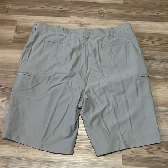Callaway Big & Tall Golf Shorts Mens 44B Gray Perforamance Zip Cargo Pockets - Picture 9 of 11